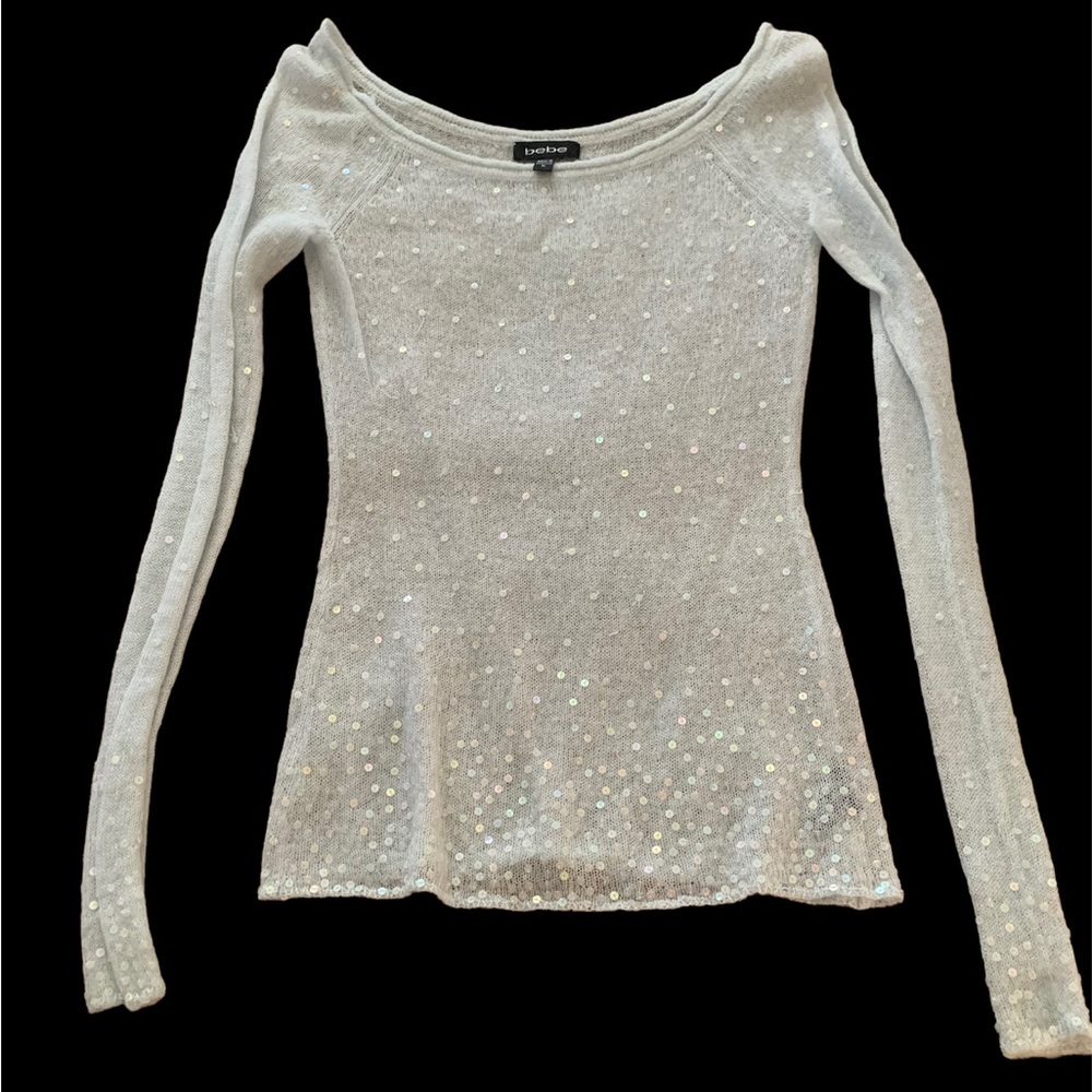 White Sparkling Sweater